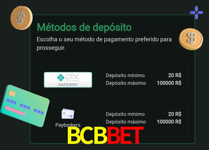 O cassino BCBBET oferece uma grande variedade de métodos de pagamento